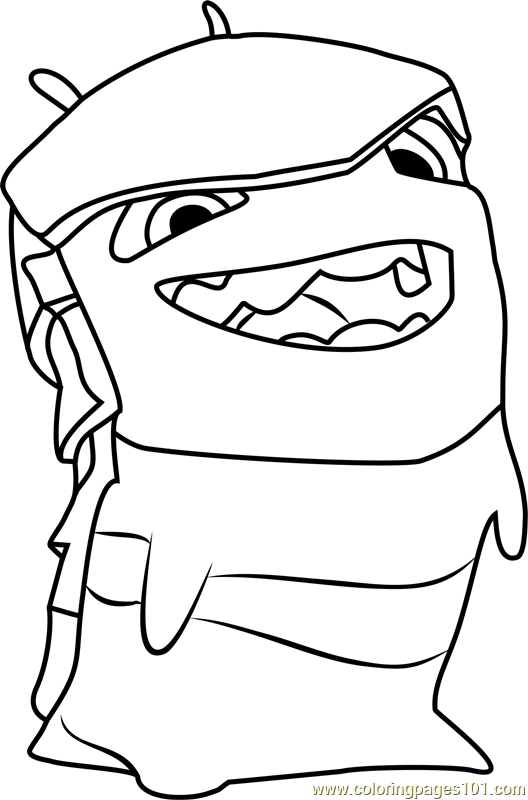 Sand Angler Coloring Page - Free Slugterra Coloring Pages