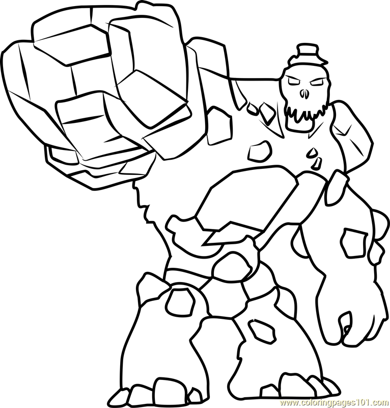 Stone Warriors Coloring Page - Free Slugterra Coloring Pages