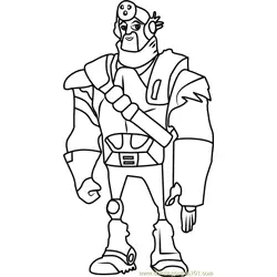 Mongo Free Coloring Page for Kids