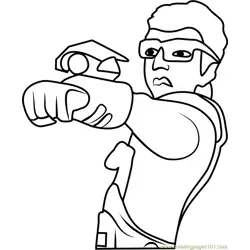 Quentin Free Coloring Page for Kids