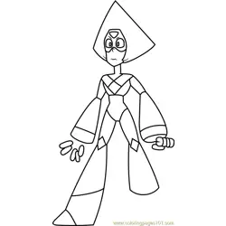 Peridot Steven Universe Free Coloring Page for Kids