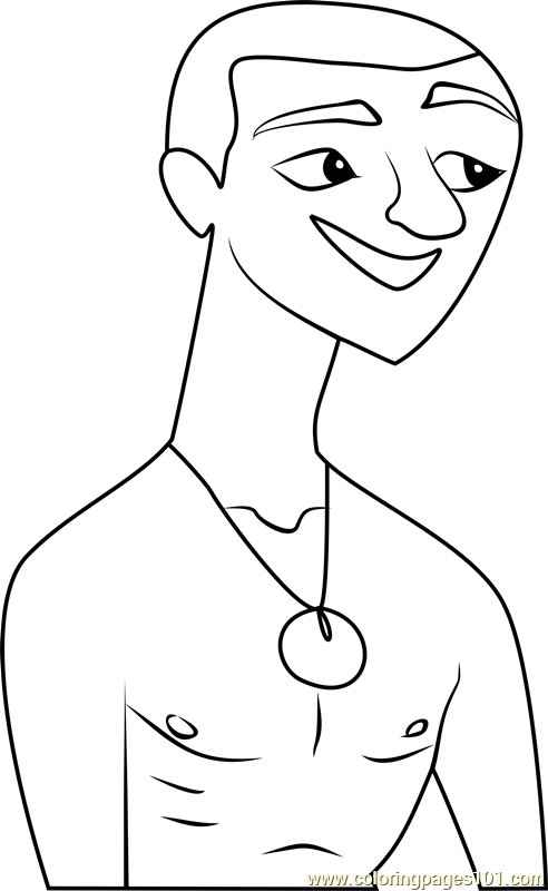 No Pants Lance Stoked Coloring Page - Free Stoked Coloring Pages