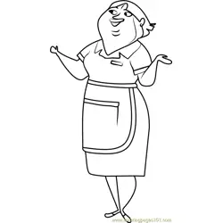 Rosie Stoked Free Coloring Page for Kids