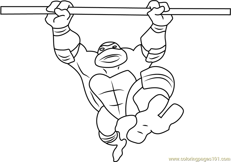 Ninja Turtle Donatello Coloring Page - Free Teenage Mutant Ninja