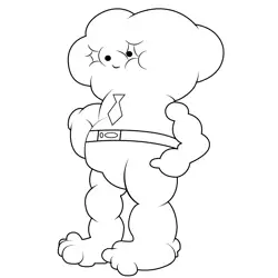 Charlie The Amazing World of Gumball Free Coloring Page for Kids