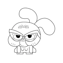 Joanna Watterson The Amazing World of Gumball Free Coloring Page for Kids