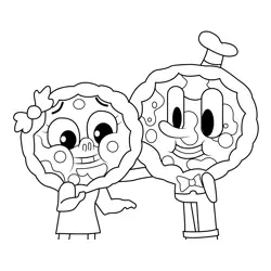 Pepperoni family The Amazing World of Gumball Free Coloring Page for Kids