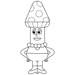 Susan Benson The Amazing World of Gumball Free Coloring Page for Kids