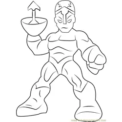 Klaw Free Coloring Page for Kids