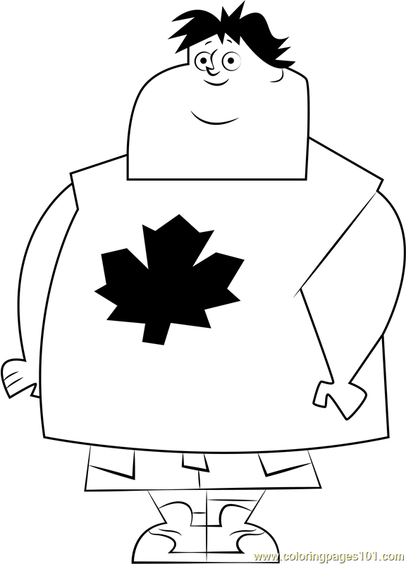 Owen Coloring Page - Free Total Drama Island Coloring Pages