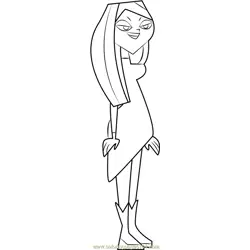 Jane Free Coloring Page for Kids