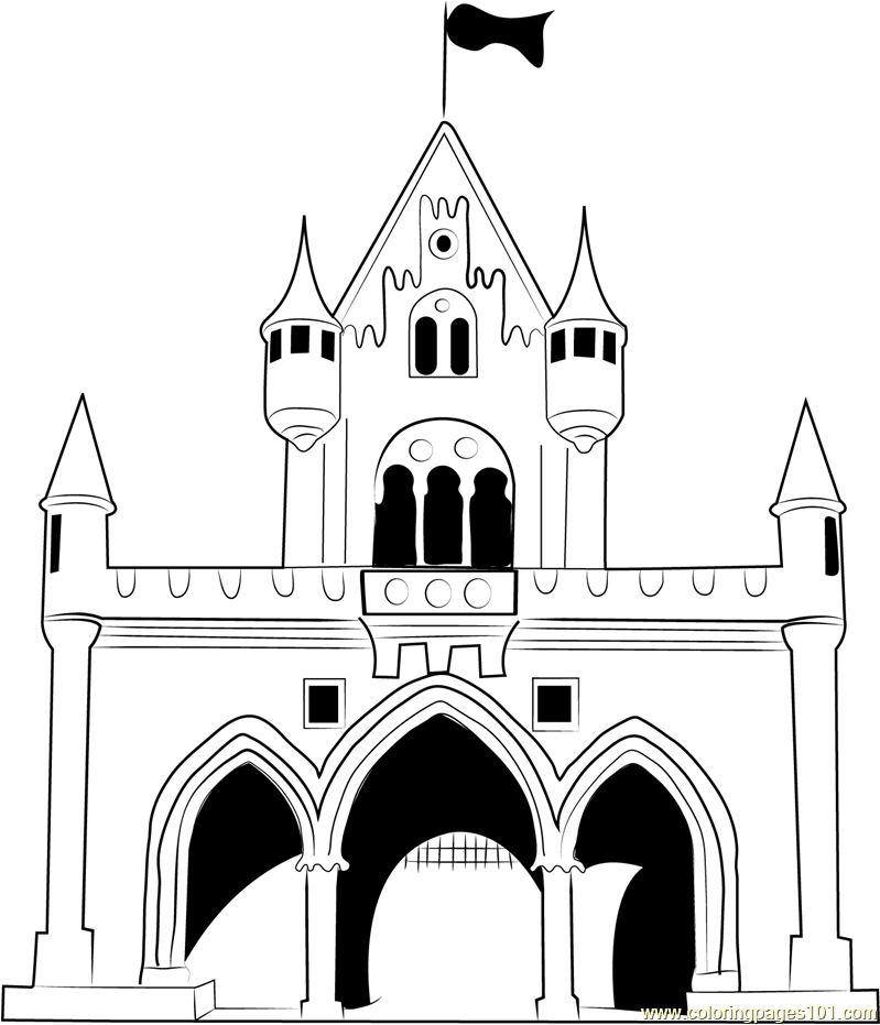 Walt Disney Castle Coloring Page - Free Castle Coloring ...