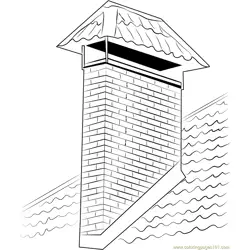 Milwaukee Chimney Free Coloring Page for Kids