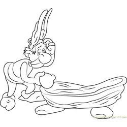 Asterix at Sea Free Coloring Page for Kids