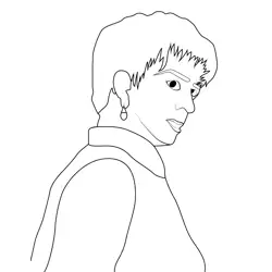 Cathy Owens Stranger Things Free Coloring Page for Kids