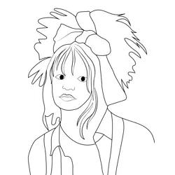 Dottie Stranger Things Free Coloring Page for Kids
