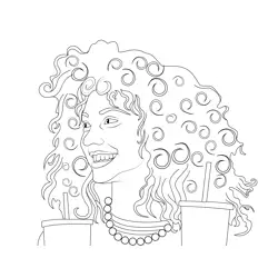 Stacey Albright Stranger Things Free Coloring Page for Kids