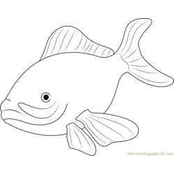 Sea Fish Free Coloring Page for Kids