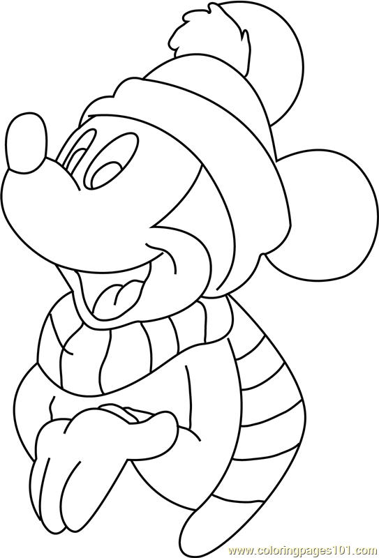 disney christmas mickey mouse s coloring page  free