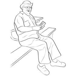 Celeibrate Grandparents Day Free Coloring Page for Kids