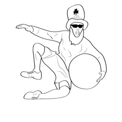 St Patricks Day 2 Free Coloring Page for Kids