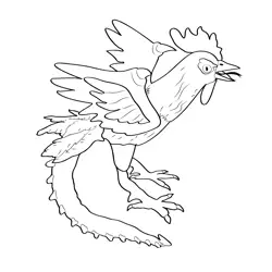 Cockatrice 10 Free Coloring Page for Kids