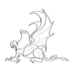 Griffin 1 Free Coloring Page for Kids