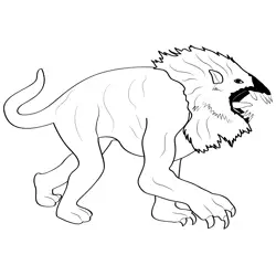 Nemean Lion Free Coloring Page for Kids