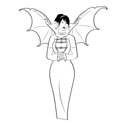 Vampire 12 Free Coloring Page for Kids