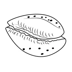 Beautiful Seashell Free Coloring Page for Kids