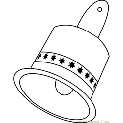 Big Bell Free Coloring Page for Kids