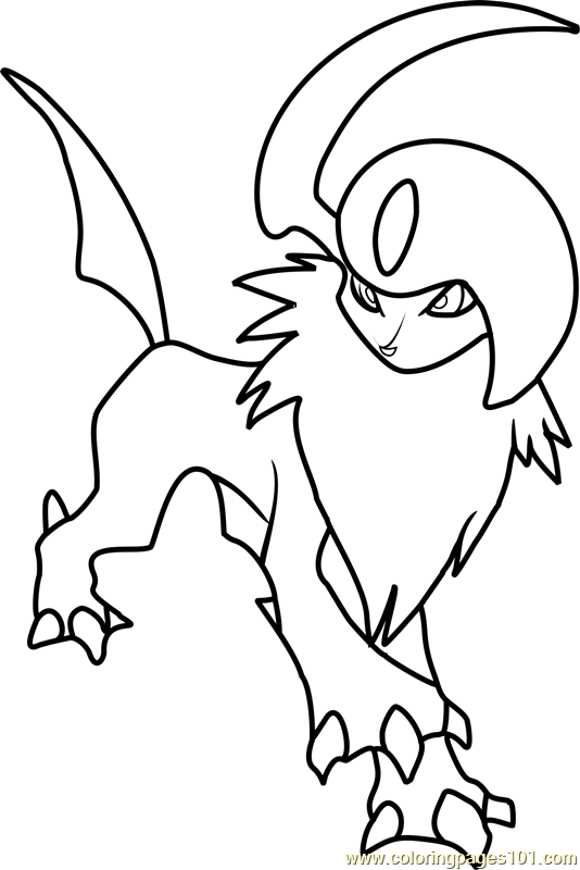 absol pokemon coloring pages - photo #7