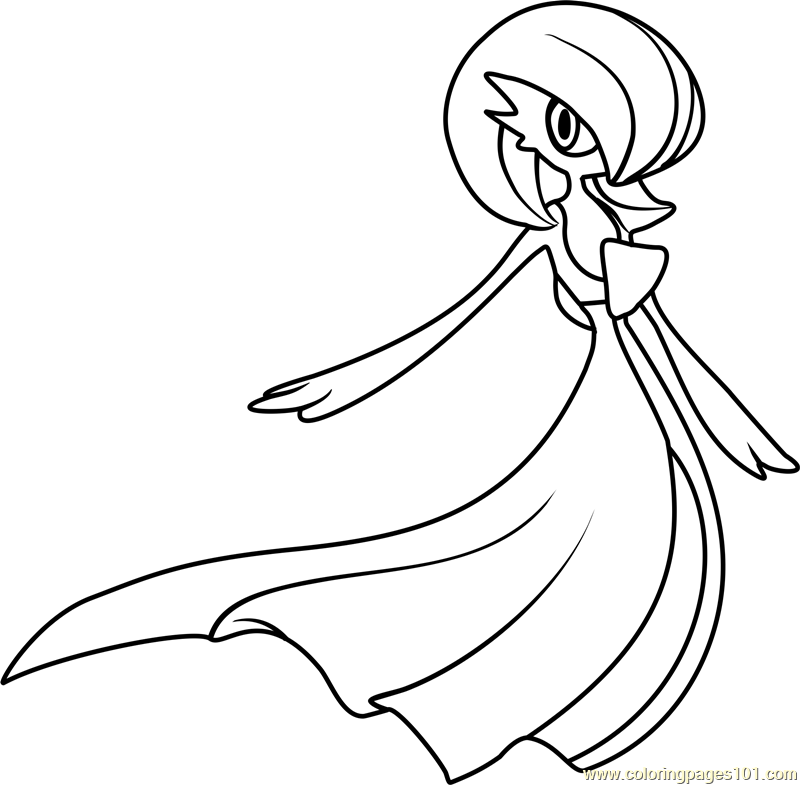 gardevoir and gallade coloring pages - photo #22