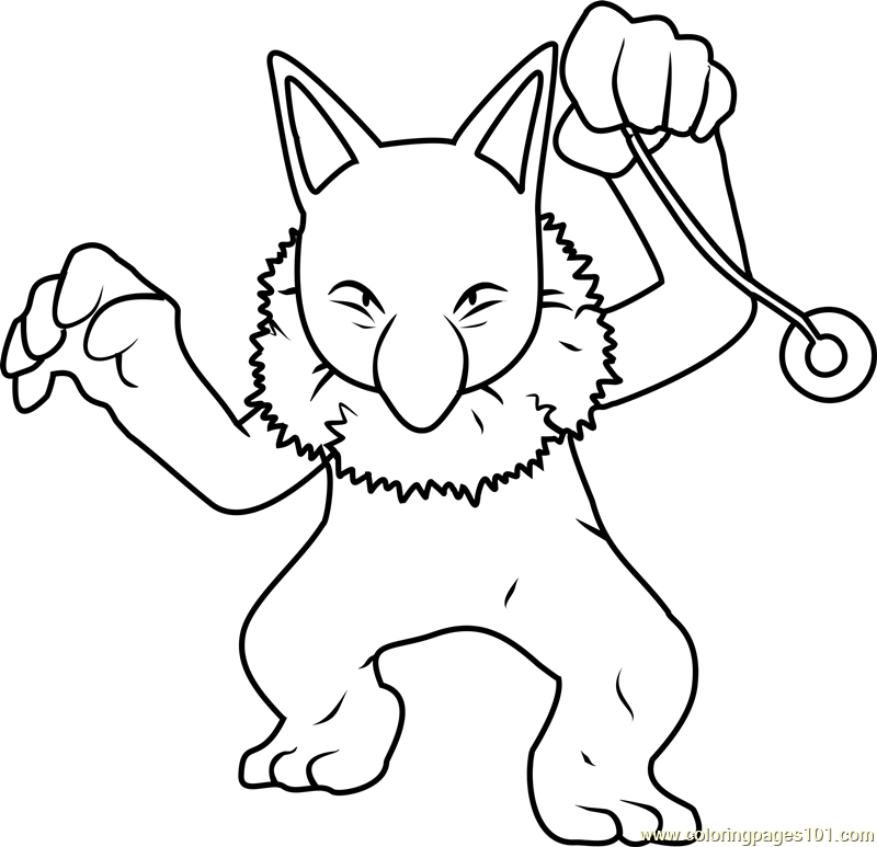 Pokemon Lickilicky Coloring Pages