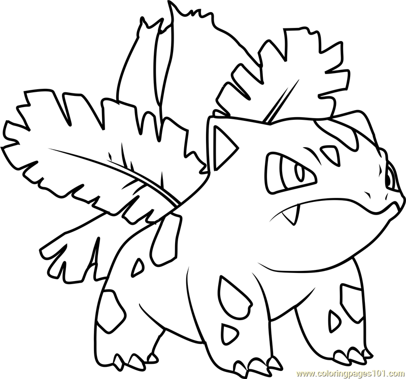 Ivysaur Coloring Pages: Ivysaur Coloring