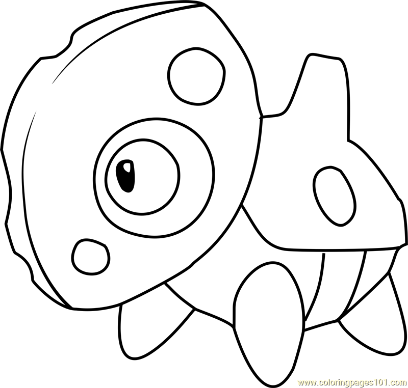 Aron Pokemon Coloring Page - Free Pokémon Coloring Pages