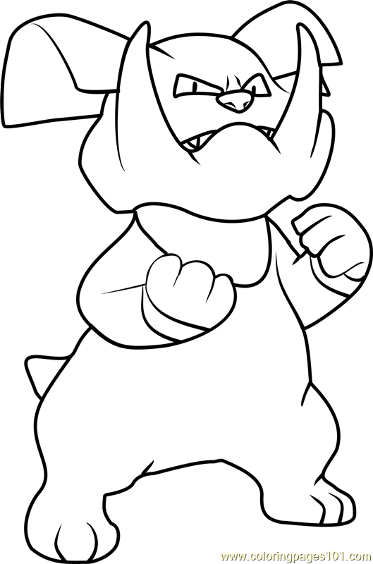 Granbull Pokemon Coloring Page - Free Pokémon Coloring Pages