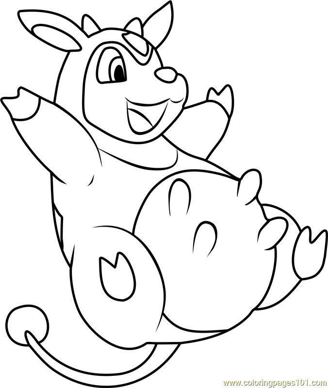 Miltank Pokemon Coloring Page - Free Pokémon Coloring Pages