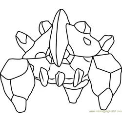 Boldore Pokemon Free Coloring Page for Kids