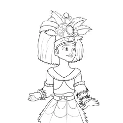 Princess Moana 2 Free Coloring Page for Kids