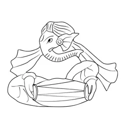 Ganesha Free Coloring Page for Kids