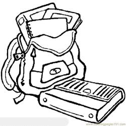Glue Coloring Page - Free School Coloring Pages : ColoringPages101.com