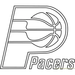 Indiana Pacers Free Coloring Page for Kids