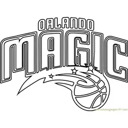 Orlando Magic Free Coloring Page for Kids