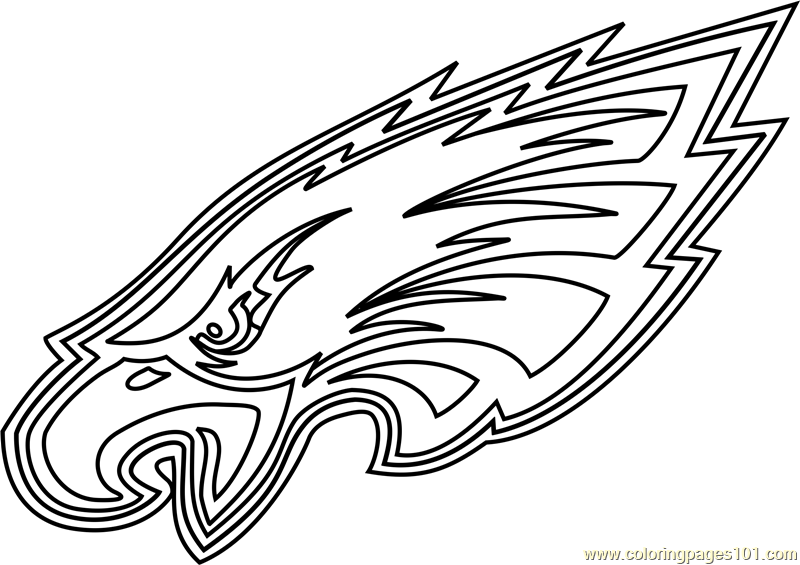 Philadelphia Eagles Coloring Pages Printable Printable World Holiday