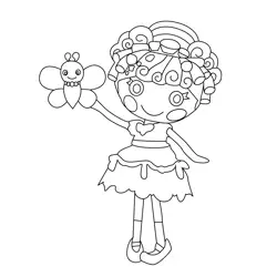 Charms Seven Carat Lalaloopsy Free Coloring Page for Kids