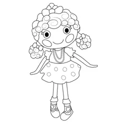 Cherie Prim  N  Proper Lalaloopsy Free Coloring Page for Kids