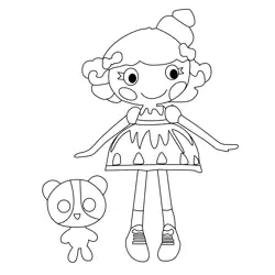 Choco Whirl Swirl Lalaloopsy Free Coloring Page for Kids