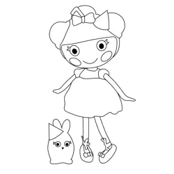 Frost I.C. Cone Lalaloopsy Free Coloring Page for Kids