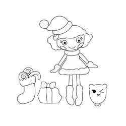 Noelle Northpole Lalaloopsy Free Coloring Page for Kids